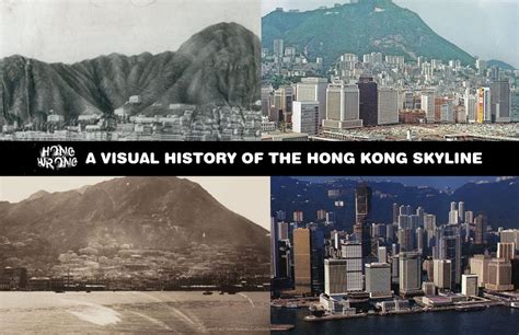 evolution   hong kong skyline  visual history