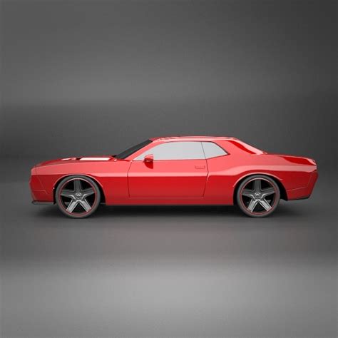 Dodge Challenger 2008 Muscle Car Restyled 3d Model Buy