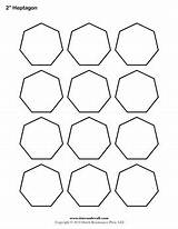 Heptagon Printable Templates Shape Outline Inch Blank Template Geometric Timvandevall sketch template