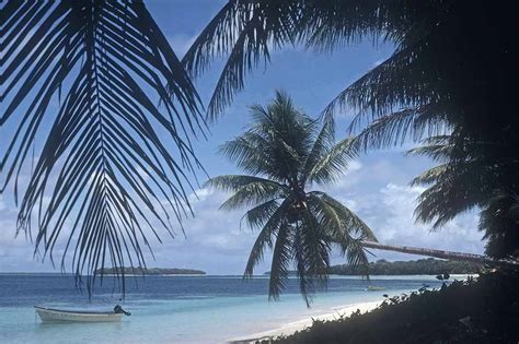 Lagoon Falalop Woleai Woleai Atoll Outer Islands Yap State