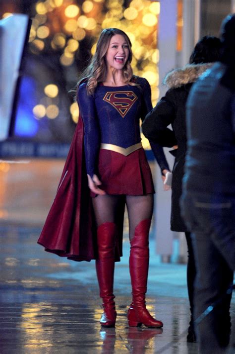 Melissa Benoist On The Set Of ‘supergirl’ In Vancouver 03