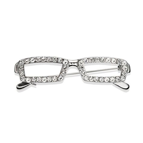 rhinestone glasses brooches glasses brooch pins geek