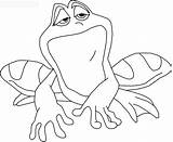 Frog Coloring Pages Princess Tiana Printable Para Frogs Poison Dart Disney sketch template