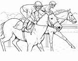 Horse Coloring Pages Race Racing Horses Print Breyer Color Printable Galloping Jockey Colouring Pferde Barrel Google Getcolorings Ky Search Kids sketch template