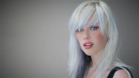 wallpaper face white women model long hair anime