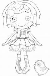 Lalaloopsy Coloring Pages Kids La Loopsy Dolls Lalaa Kid Para Colorir Print Do Desenho Colorear Mermaid Hubpages Sheets Prente Color sketch template