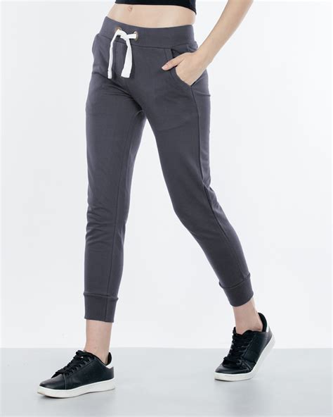 buy stone grey womens joggers pants  india bewakoofcom