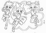 Powerpuff Coloring Girls Pages Power Puff Printable Girl Anime Coloriage Cute Getcolorings Print Color Library Clipart Choose Board Cartoon Popular sketch template
