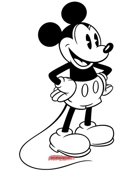 classic mickey mouse coloring pages disney coloring book