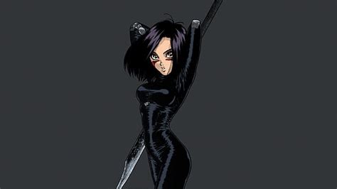 free download gunnm battle angel alita anime girls 2d