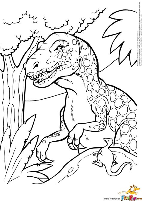 rex coloring pages printable