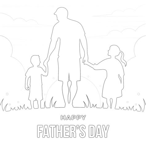 happy fathers day printable coloring pages  kids happy