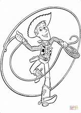 Coloring Woody Sheriff Pages Lasso Printable Drawing sketch template