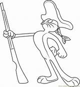 Looney Tunes Coloring Bugs Bunny Pages Characters Cartoon Coloringpages101 Printable sketch template