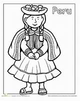 Kids Peru Coloring Activities Pages Learning Peruvian Worksheets Children Ten Mommymaleta Multicultural Hispanic Girl Coloriage Kindergarten Sheets Traditional Color Heritage sketch template