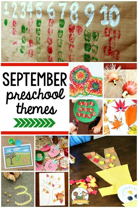 september preschool themes pre  pages september preschool themes