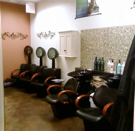 shampoo area  elements salon wellness spa  las vegas nv