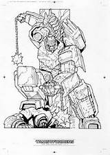 Optimus Idw Megatron Milne sketch template