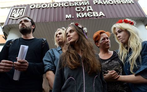 Ukrainian Court Fines Feminist Protesters The New York Times