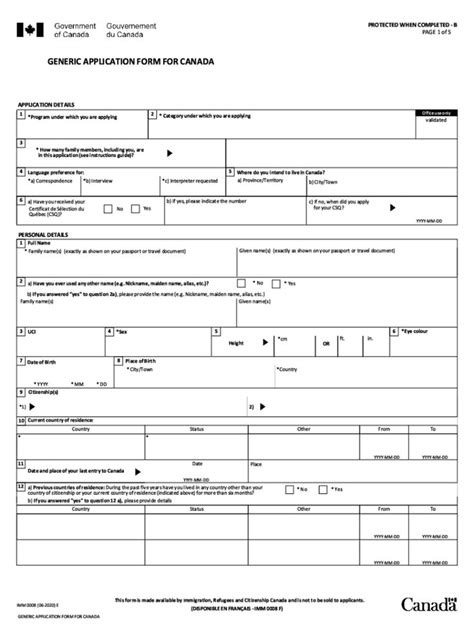Imm 0008 Fill Out And Sign Printable Pdf Template Signnow
