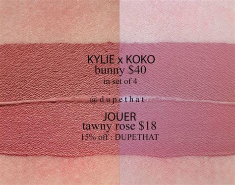 Kylie Cosmetics Bunny Lipstick Dupes [koko Kollection 2] All In The Blush