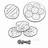 Drawing Yeast Sketch Biscuit Hebstreits Food Bread Drawn Hand Paintingvalley Draw Sketches North sketch template
