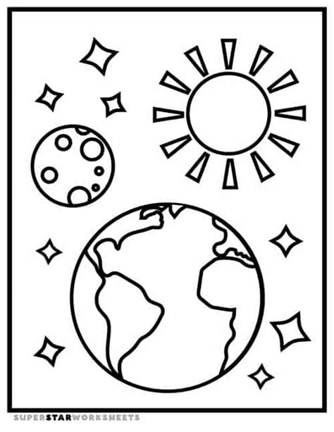 moon coloring pages superstar worksheets