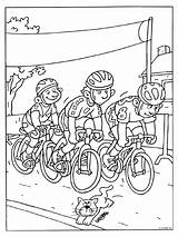 Wielrennen Kleurplaten Kleurplaat Radfahren Radsport Dasmalbuch sketch template