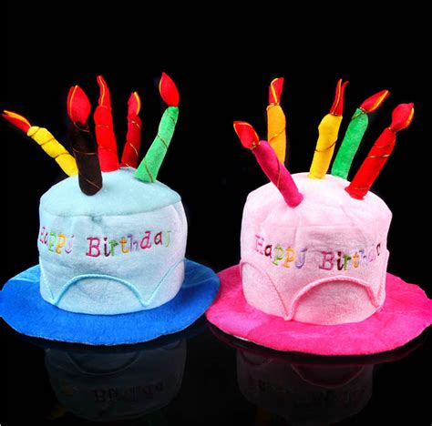 Adult Men Woman Happy Birthday Cake Candle Hat Party Costume Adult