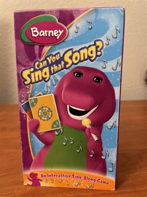Barney Can You Sing That Song Vhs For Sale Online Ebay