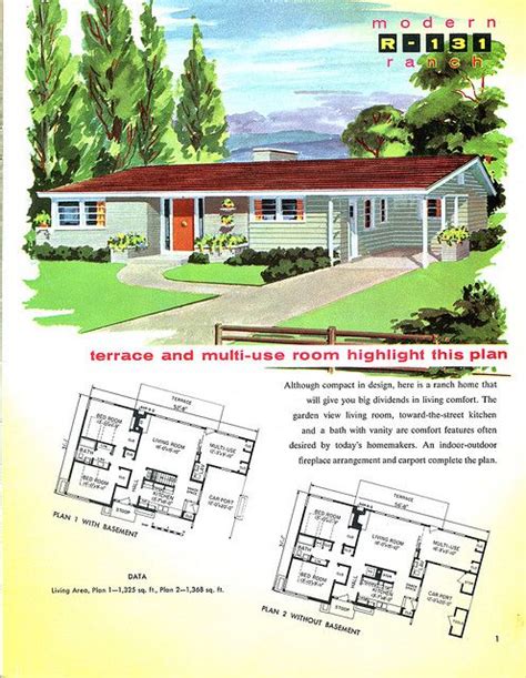 img vintage house plans   plan ranch house