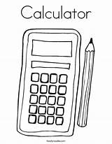 Coloring Calculator Math Pages Use Kids Printable Print Template Twistynoodle Built California Usa Favorites Login Add Noodle Outline Ll sketch template