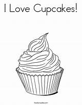 Coloring Cupcakes Pages Cupcake Dessert Cake Print Sweet Yummy Muffins Treat Colouring Printable Desserts Noodle Twisty Twistynoodle Birthday Happy Built sketch template