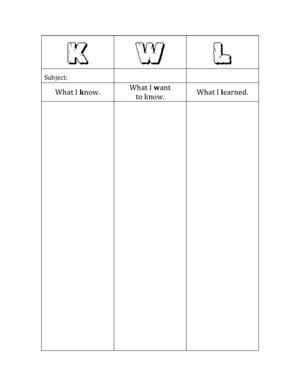 kwl chart kwl chart kwl writing worksheets