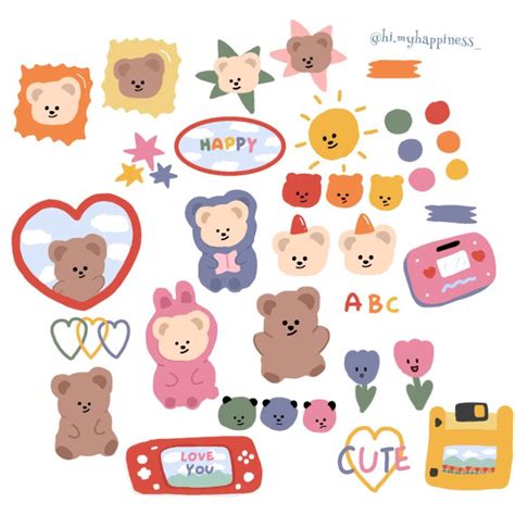 stickers kawaii cute stickers journal stickers planner stickers