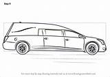 Hearse Funeral Step Draw Drawing Tutorials Drawingtutorials101 Other Previous Next sketch template