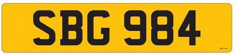 uk number plate yellow single irish number plates ireland number