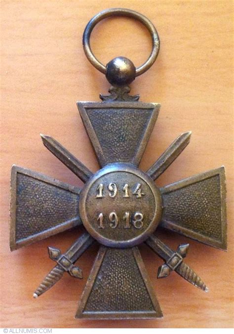 france croix de guerre war cross  military medals