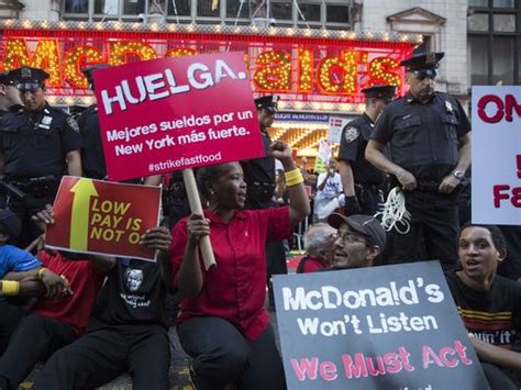 Thousands Of Fast Food Workers Strike Arrests Made