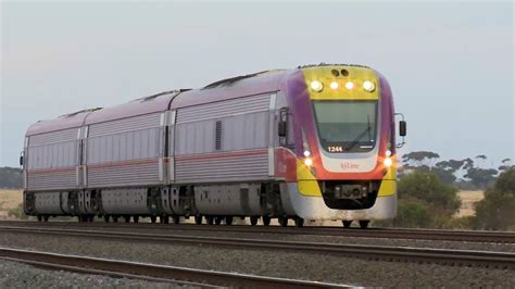 australian diesel trains v line passenger trains on the geelong line poathtv youtube