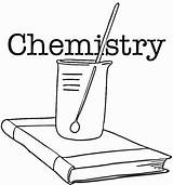 Coloring Pages Chemistry Printable Science Lab Color Chemical sketch template