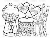 Sweet Coloring Pages Treats Printable Valentine Print Getcolorings Color Personalized sketch template