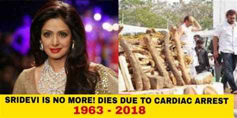 breaking news actor sridevi is no more suffered from cardiac arrest
