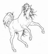 Horse Rearing Coloring Pages Arabian Drawing Lineart Friesian Angry Horses Drawings Head Sketch Easy Deviantart Outlines Quarter Getdrawings Drawn Color sketch template