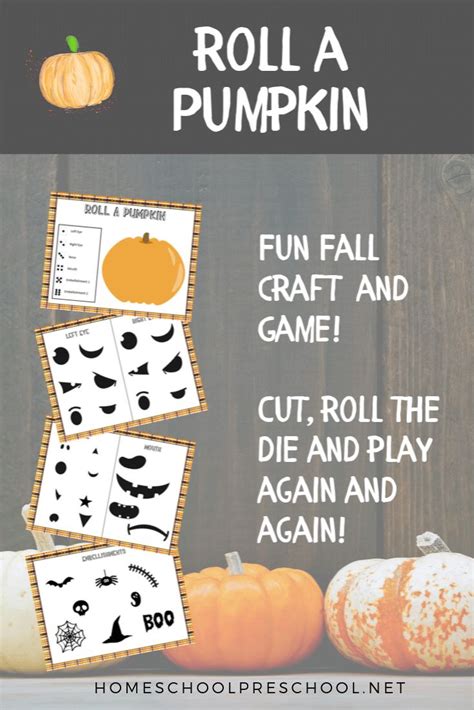 fall roll  pumpkin game  shown  pictures  pumpkins