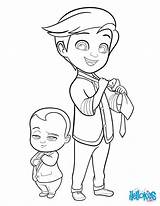 Boss Baby Coloring Pages Tim Kids Drawing Hellokids Color Print Online sketch template
