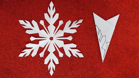 Paper Snowflake Patterns ️making Paper Snowflakes🎄diy Christmas