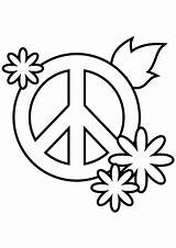 Peace Sign Coloring Pages Printable Adults Signs Keep Cliparts Clipart Simple Flowers Getcolorings Print Color Symbol Kids Getdrawings Library Attractive sketch template