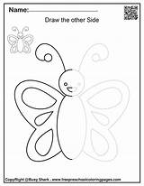 Symmetry Coloring sketch template