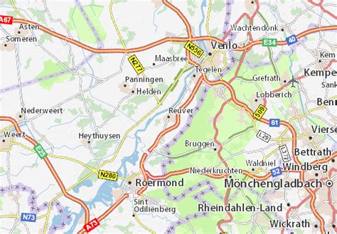 michelin reuver map viamichelin